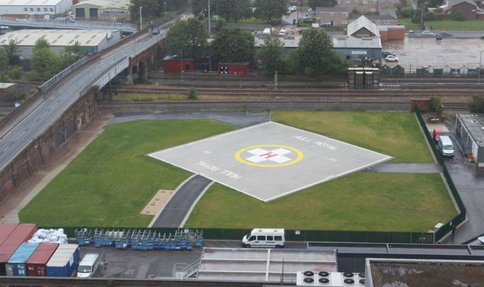 Hull Royal Infirmary New Helipad